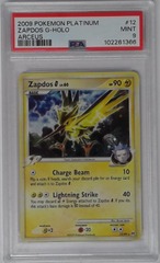 V1626: 2009: Zapdos: 12/99: Arceus: Platinum: PSA: 9: MINT: 102261366
